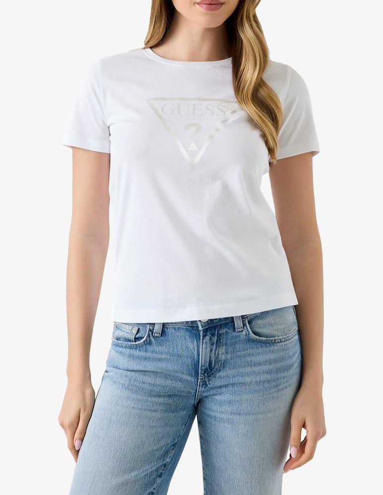 rinascente Guess Triangle logo t-shirt