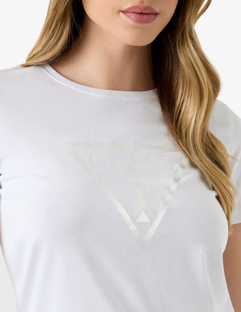 rinascente Guess Triangle logo t-shirt