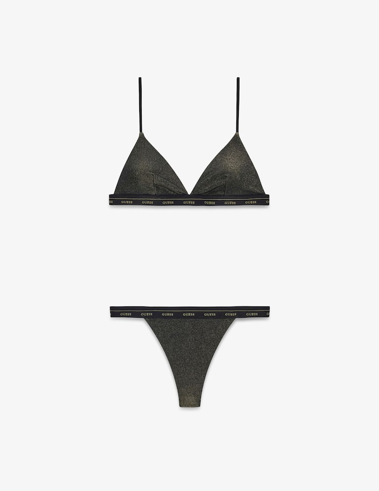 Guess Triangle bra and thong set - picture 1 Guess Triangle bra and thong set - picture 1