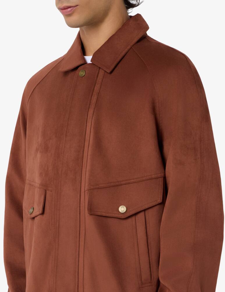 rinascente Guess Giaccone aviator in suede