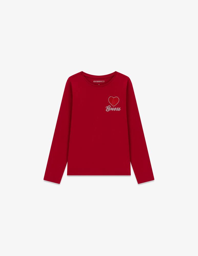 Guess T-shirt a maniche lunghe con logo - immagine 1 Guess T-shirt a maniche lunghe con logo - immagine 1