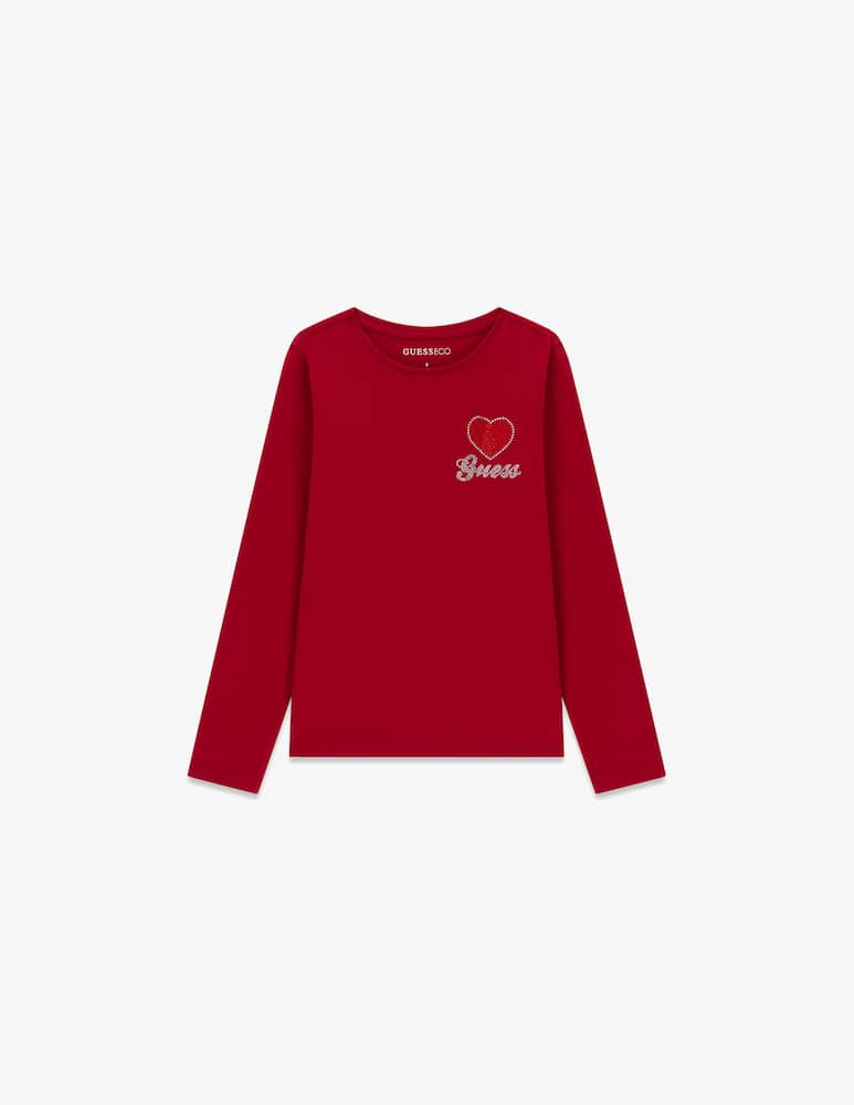 rinascente Guess T-shirt a maniche lunghe con logo