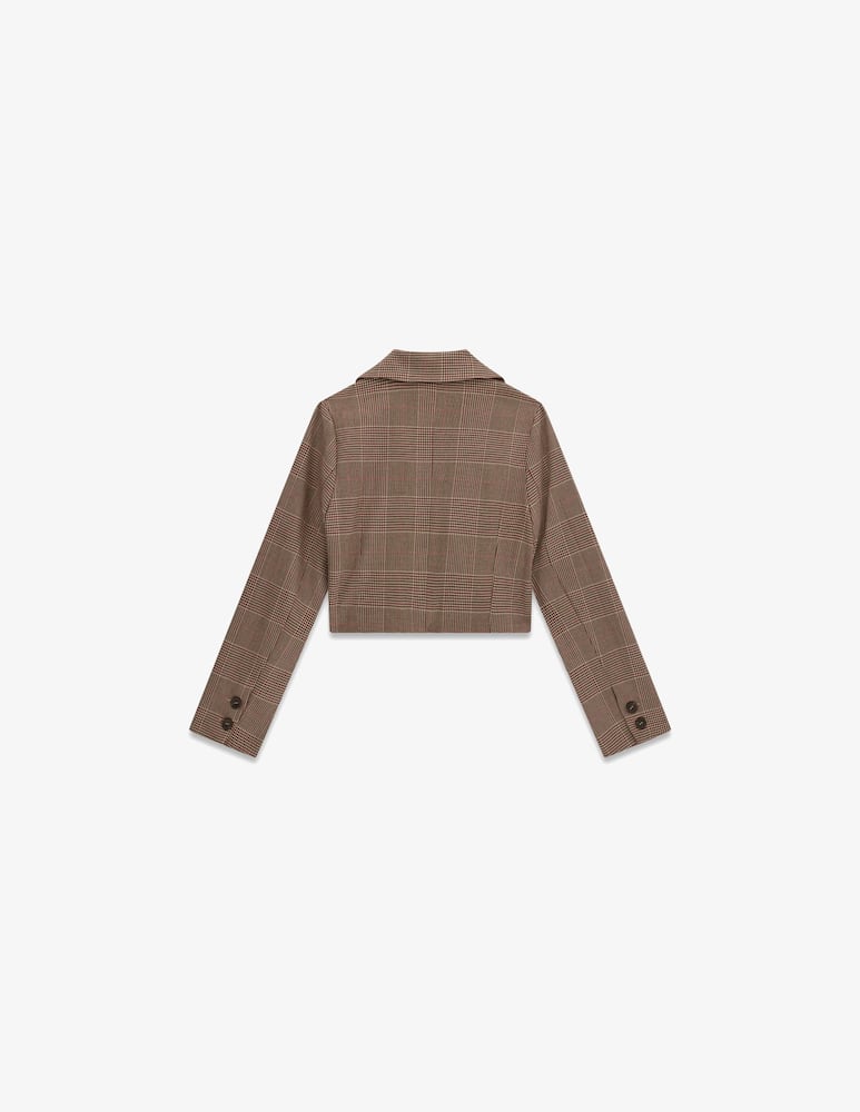 Guess Set con blazer crop e abito check - immagine 4 Guess Set con blazer crop e abito check - immagine 4