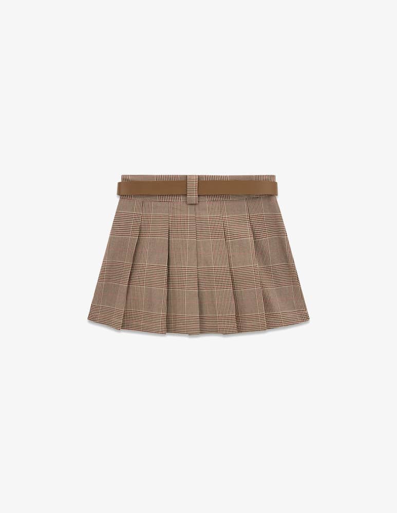 rinascente Guess Glen plaid pleated mini skirt