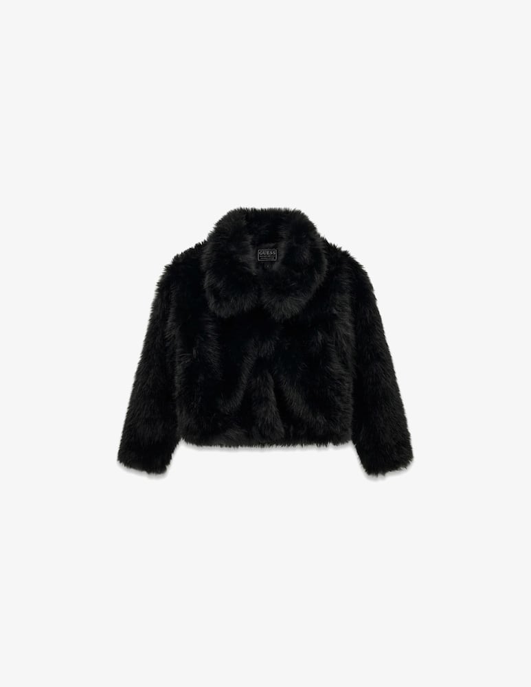 Guess Giacca in finta pelliccia con logo - immagine 1 Guess Giacca in finta pelliccia con logo - immagine 1