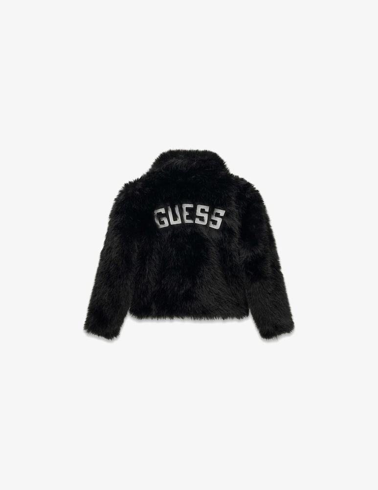 Guess Giacca in finta pelliccia con logo - immagine 2 Guess Giacca in finta pelliccia con logo - immagine 2