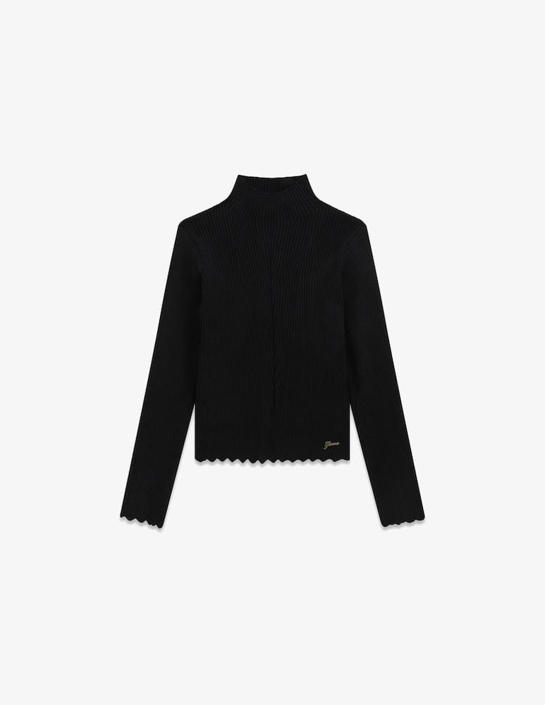 Guess Maglia a collo alto in costa - immagine 1 Guess Maglia a collo alto in costa - immagine 1