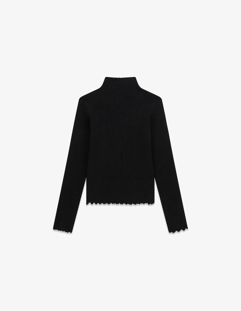 Guess Maglia a collo alto in costa - immagine 2 Guess Maglia a collo alto in costa - immagine 2