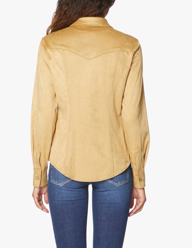Guess Suede shirt - beige - picture 3