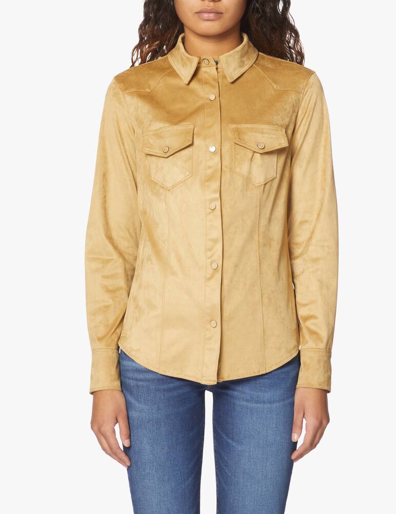 Guess Suede shirt - beige - picture 1