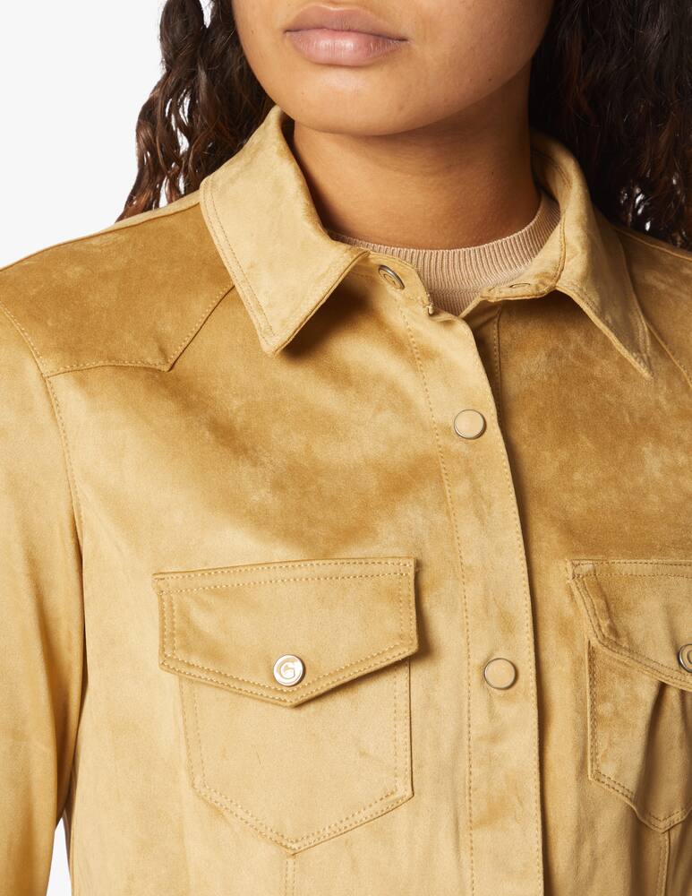Guess Suede shirt - beige - picture 4