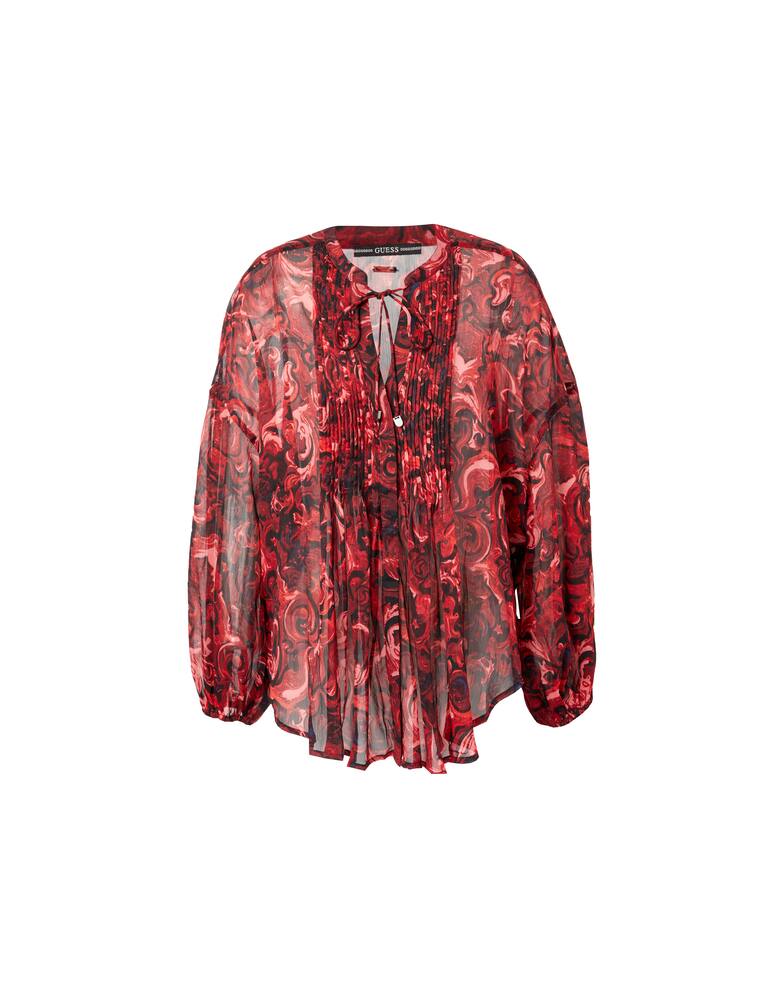 rinascente Guess Long sleeved blouse - red