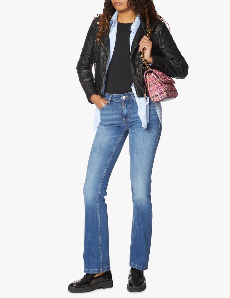 rinascente Guess Quilted biker jacket - black