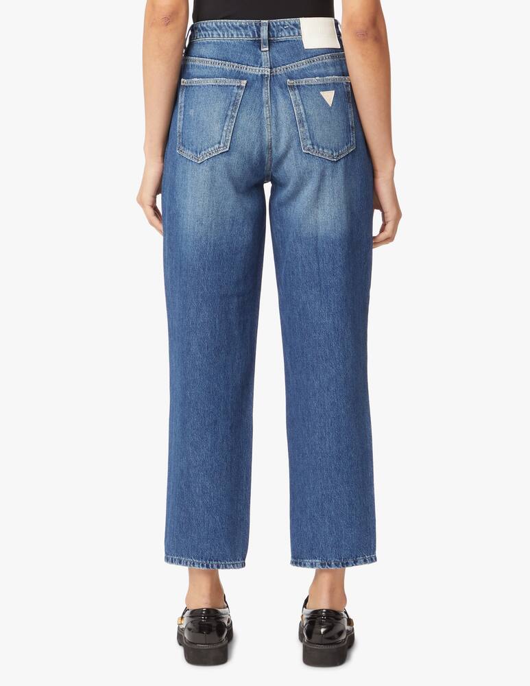 rinascente Guess Mom jeans a vita alta con catena - blue