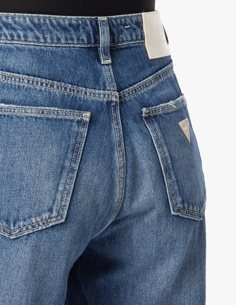 rinascente Guess Mom jeans a vita alta con catena - blue