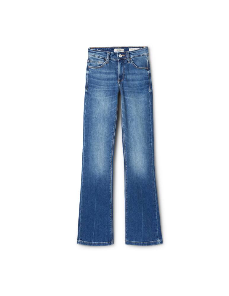 rinascente Guess Jeans a zampa vita media - blu
