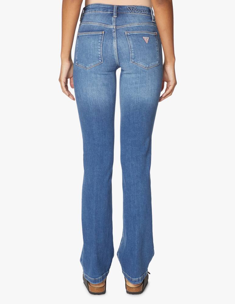 rinascente Guess Jeans a zampa vita media - blu