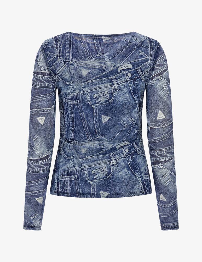 rinascente Guess Top a maniche lunghe cut-out Brienna