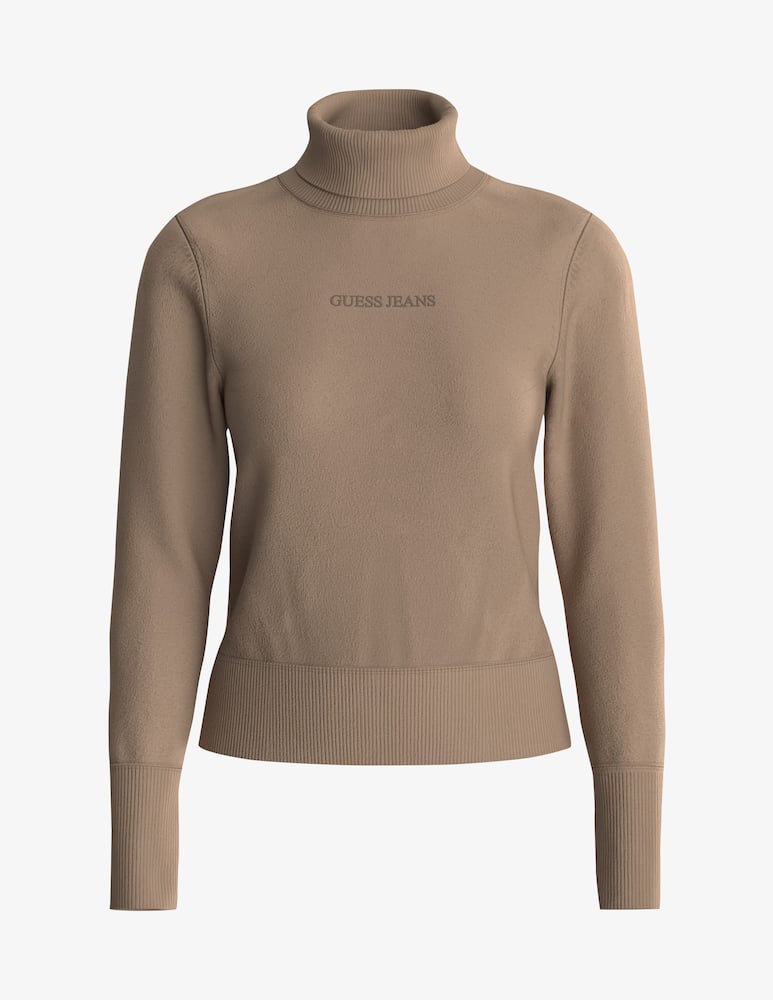 Guess Jeans Maglione a collo alto con logo - immagine 1 Guess Jeans Maglione a collo alto con logo - immagine 1