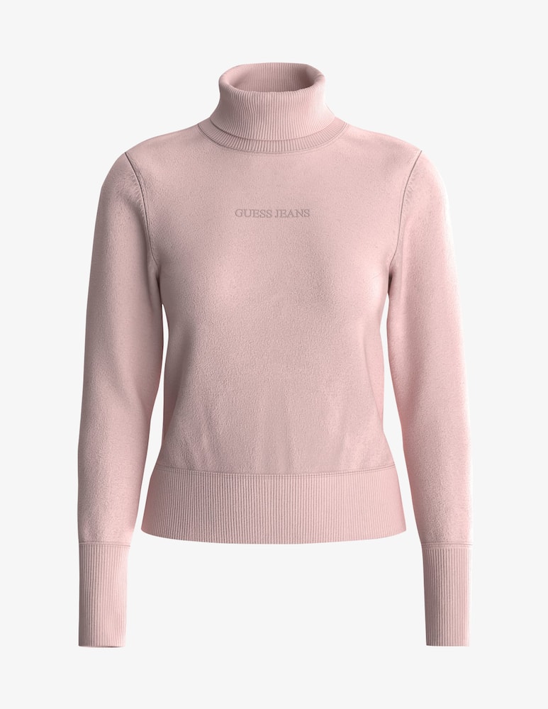 Guess Jeans Maglione a collo alto con logo - immagine 1 Guess Jeans Maglione a collo alto con logo - immagine 1