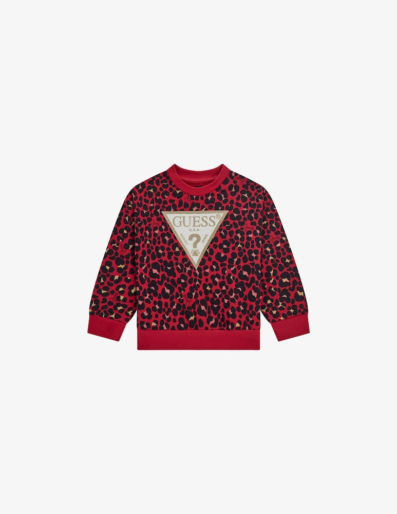 Guess Felpa in cotone con logo - immagine 1 Guess Felpa in cotone con logo - immagine 1