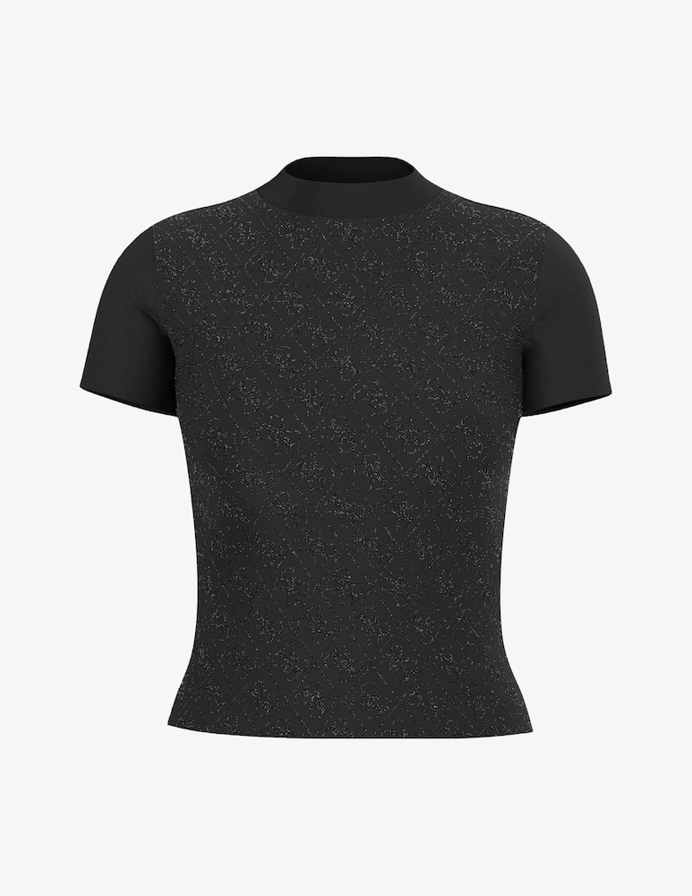 Guess Mock neck 4G t-shirt - picture 1 Guess Mock neck 4G t-shirt - picture 1