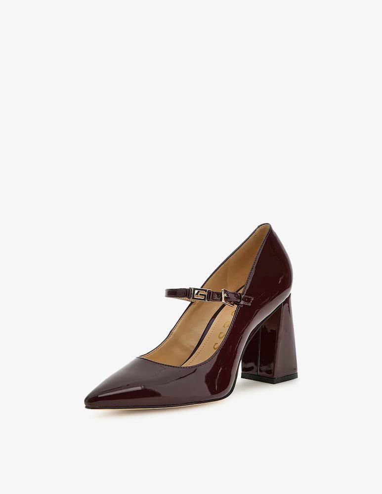 Guess Barrial maryjane in patent block heel - picture 2