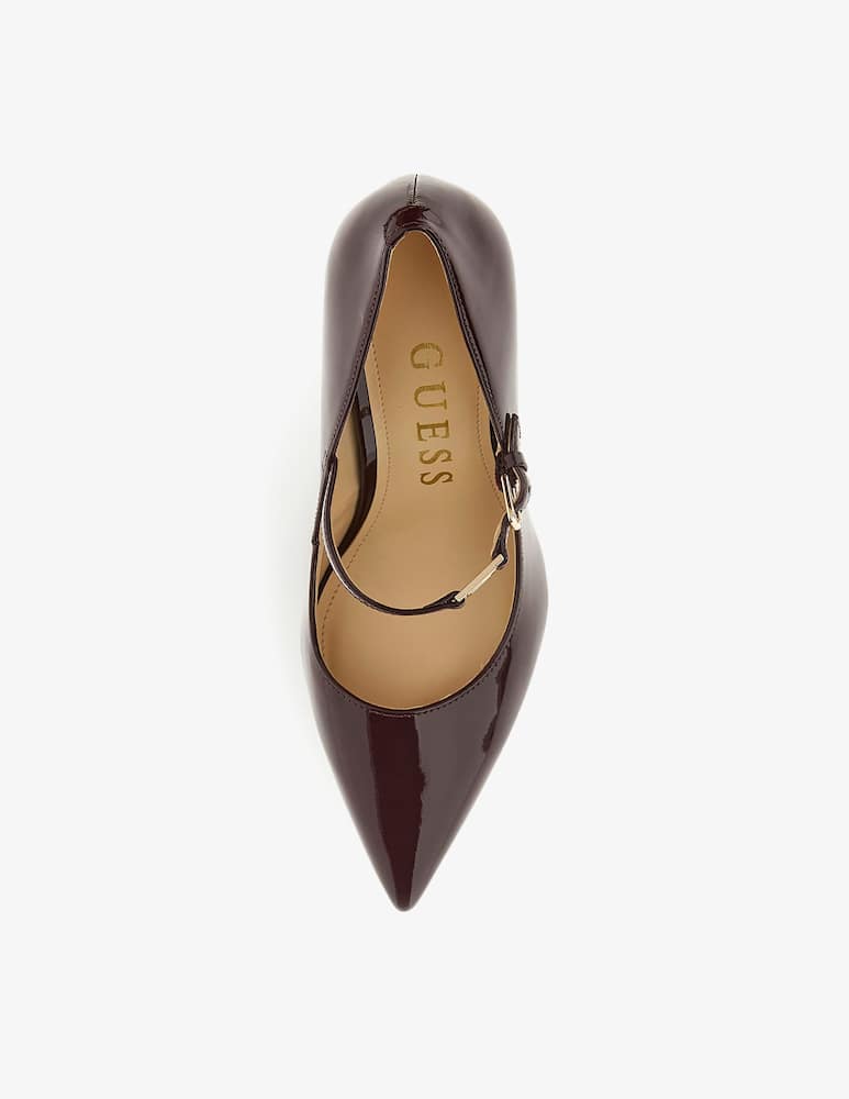 Guess Barrial maryjane in patent block heel - picture 3