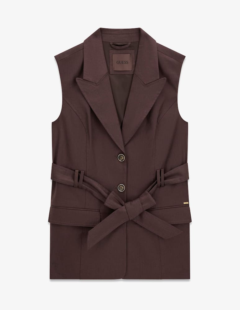 rinascente Guess Gilet blazer con cintura Carla