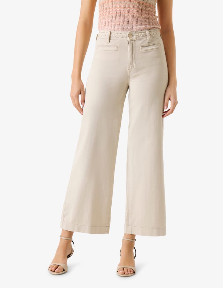 rinascente Guess Zoya braided cropped jeans