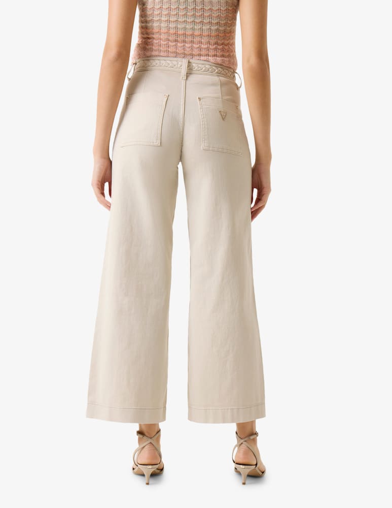 rinascente Guess Zoya braided cropped jeans