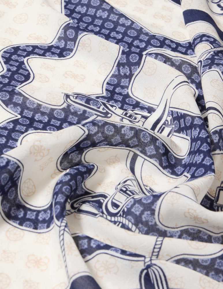 rinascente Guess Jacquard print foulard