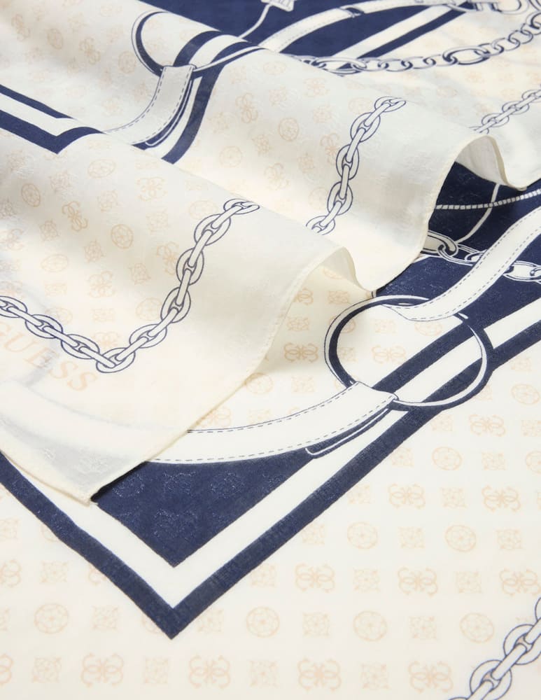 rinascente Guess Jacquard print foulard