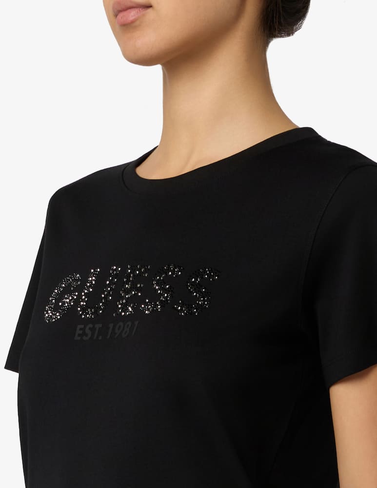 rinascente Guess Stud logo t-shirt