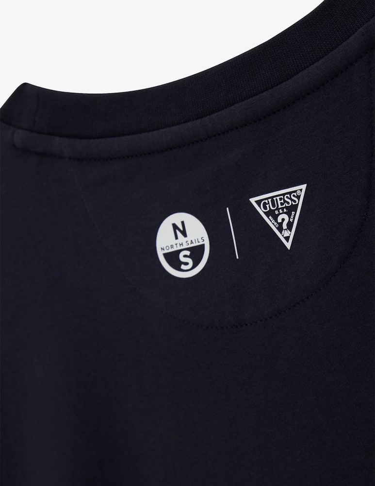 rinascente Guess T-shirt marina stampa logo