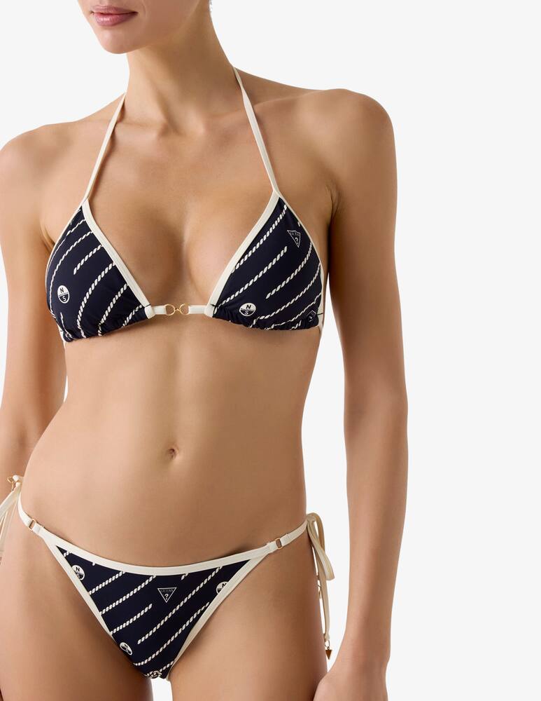 rinascente Guess Rope print bikini top