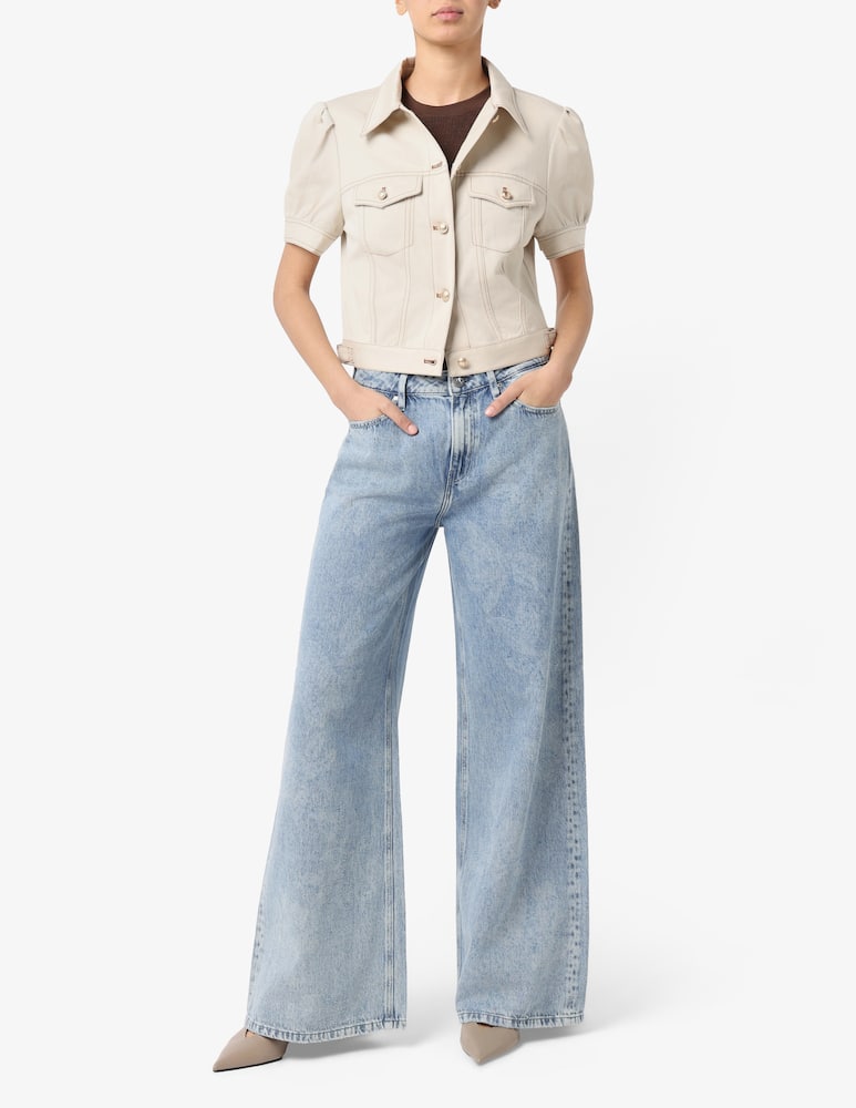 rinascente Guess Camicia corta con cuciture a contrasto