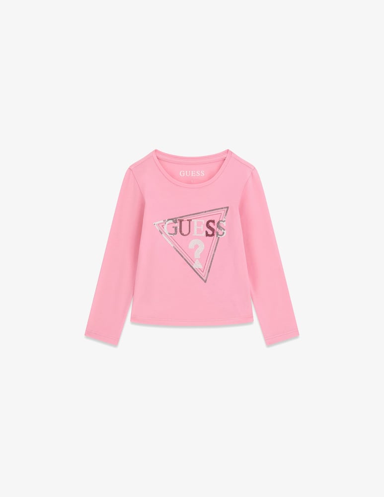 Guess T-shirt a maniche lunghe con logo - immagine 1 Guess T-shirt a maniche lunghe con logo - immagine 1