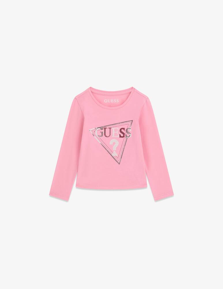 rinascente Guess T-shirt a maniche lunghe con logo