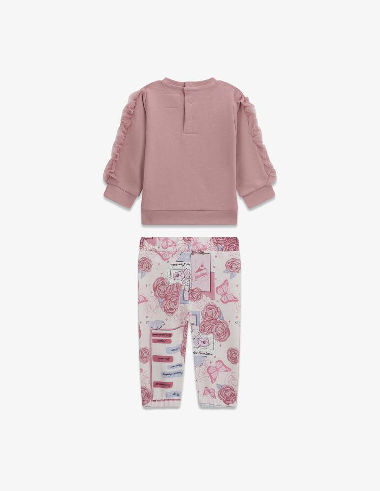 rinascente Guess Ruffle sweatshirt and leggings set