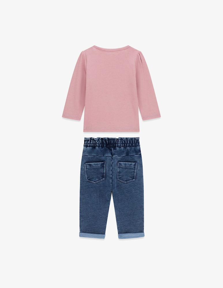 Guess Long-sleeve t-shirt and trousers set - picture 2