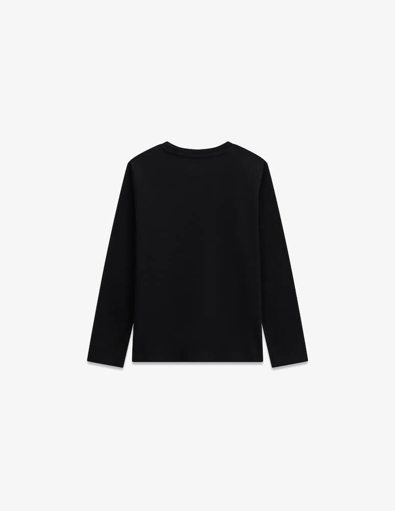 rinascente Guess T-shirt con logo a maniche lunghe