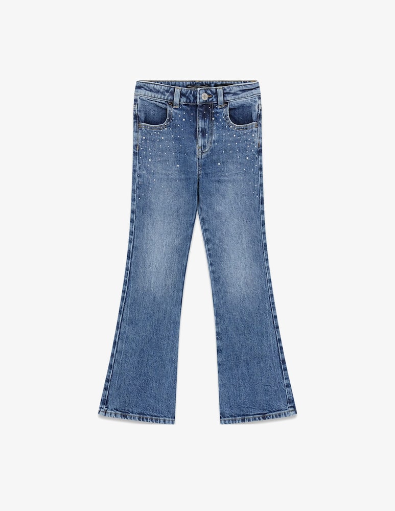 Guess Flared jeans with crystal strass - picture 1 Guess Flared jeans with crystal strass - picture 1