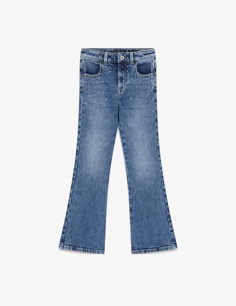 rinascente Guess Jeans flare con strass