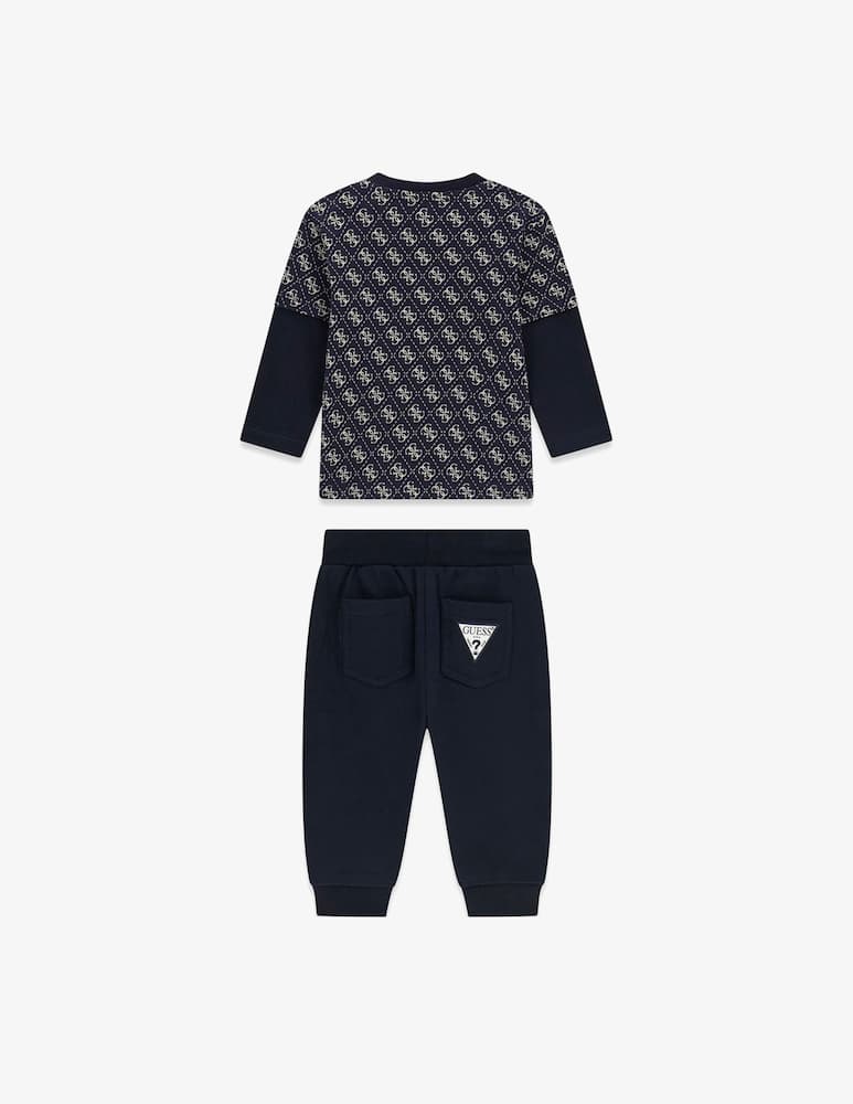 rinascente Guess Set t-shirt a maniche lunghe e joggers
