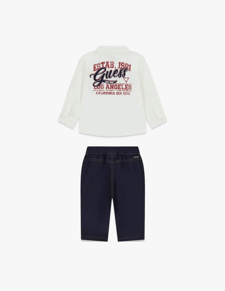 Guess Poplin shirt and trousers set - picture 2 Guess Poplin shirt and trousers set - picture 2