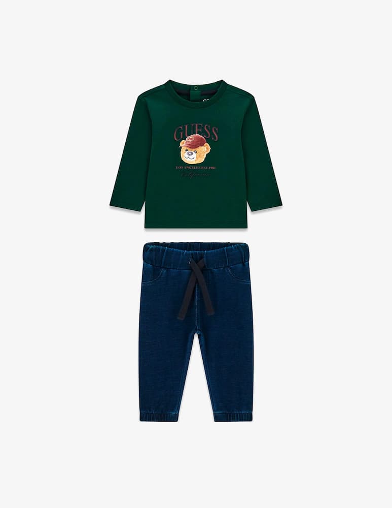 Guess Set t-shirt e pantaloni in jeans - immagine 1 Guess Set t-shirt e pantaloni in jeans - immagine 1