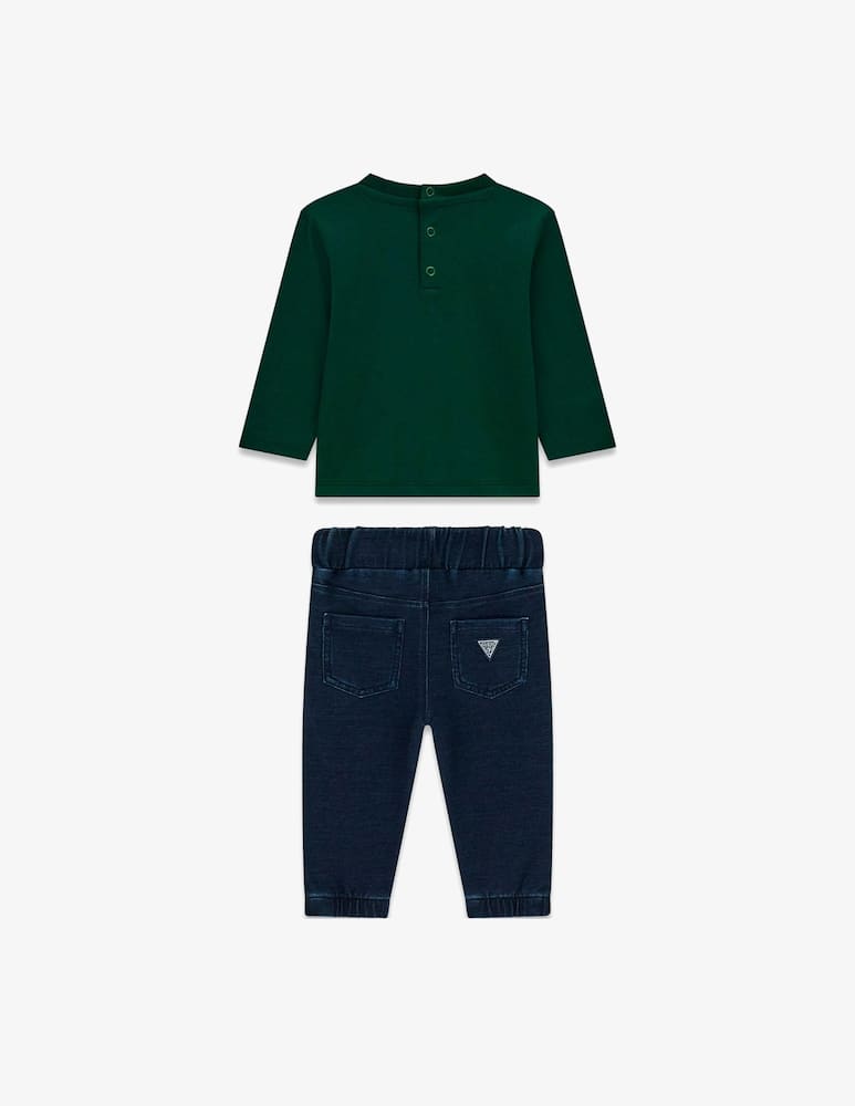 Guess Set t-shirt e pantaloni in jeans - immagine 2 Guess Set t-shirt e pantaloni in jeans - immagine 2
