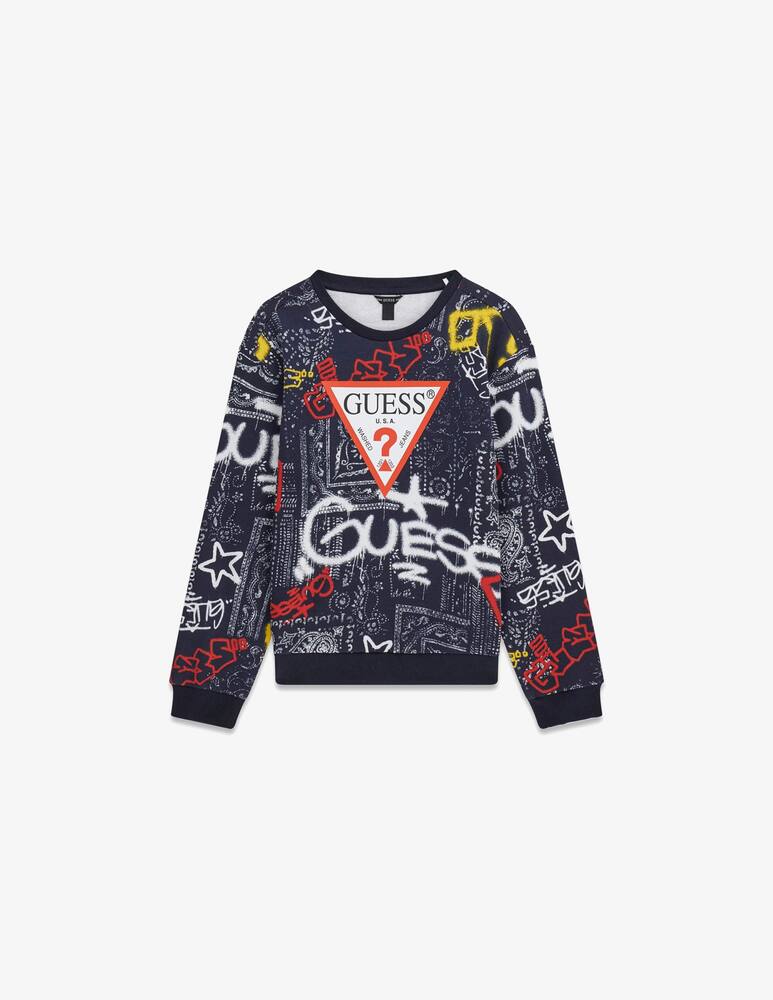 rinascente Guess Felpa active con stampa allover