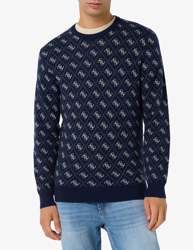 rinascente Guess Maglia girocollo jacquard